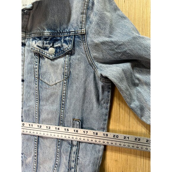 AEROPOSTALE - Women's Denim Jacket - Light Blue - Medium - Picture 4 of 13